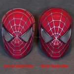 Marvel Toby Spiderman Mask with Faceshell & Detachable Lenses 1:1 3D Spider-Man mascara Handmade Cosplay Costume Superhero Masks
