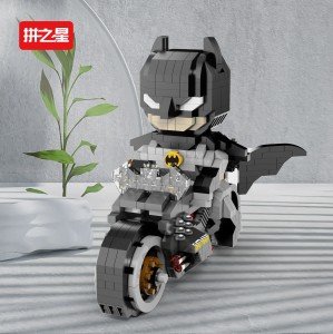 Batman Motorcycle Micro Building Blocks Puzzle Set
