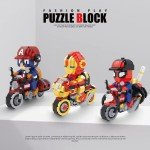 Batman Motorcycle Micro Building Blocks Puzzle Set