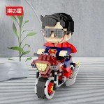 Batman Motorcycle Micro Building Blocks Puzzle Set