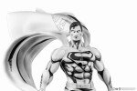 San Diego 2024 Exclusive Superman Black and White Statue