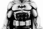 DC Heroes Batman Black and White PVC Statue
