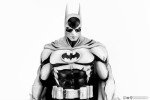 DC Heroes Batman Black and White PVC Statue