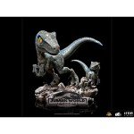 Jurassic Dominion Blue Dinosaur Minico Statue