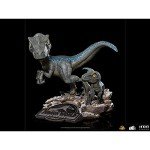 Jurassic Dominion Blue Dinosaur Minico Statue