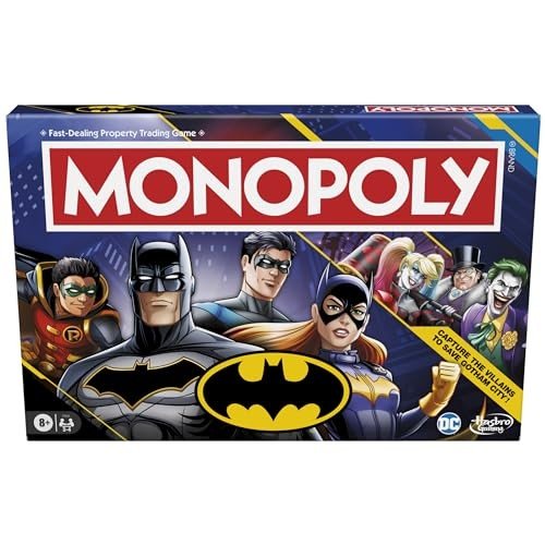Batman Monopoly Board Game for Heroic Fun