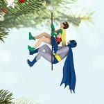 Batman Wall-Scaling Christmas Ornament 2024