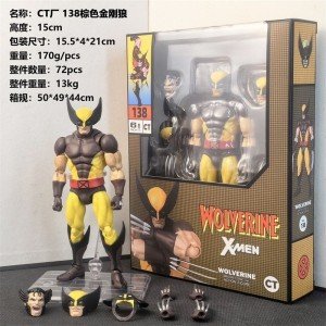 Wolverine Brown Comic Action Figure - X-Men 138