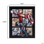 Marvel Avengers Framed Wall Art Decor featuring Heroes