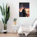 Batman Sunset City Wall Art – 17” x 24”