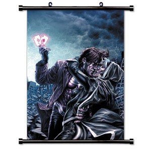 X-Men Gambit and Rogue Fabric Wall Scroll
