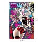 Batman & Harley Quinn Neon Poster 24"x36