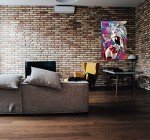 Batman & Harley Quinn Neon Poster 24"x36