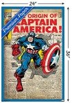 Captain America Marvel Comics Wall Poster 24" x 36