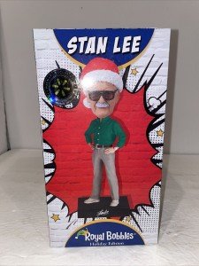 Stan Lee Holiday Bobblehead - Royal Bobbles