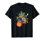 Justice League Holiday T-Shirt for Superhero Fans