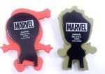 Monogram Marvel Comics Spider-Man with Santa Hat & Guardians of The Galaxy Christmas Lights Groot - 2 Piece 3D Foam Magnet Bundle - Magnet for School Locker, Office, Refrigerator
