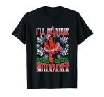 Marvel Deadpool Nutcracker Ballerina Santa Christmas Short Sleeve T-Shirt