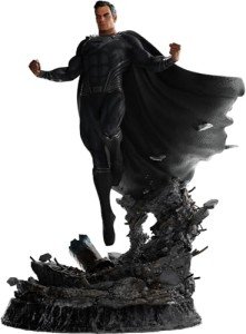 Limited Edition Superman Black Suit Statue - Justice League