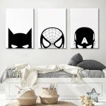 Spiderman Canvas Wall Art for Kids' Rooms