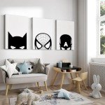 Spiderman Canvas Wall Art for Kids' Rooms