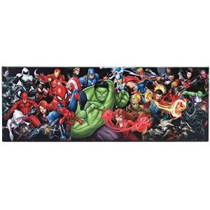 Marvel Character Lineup Canvas Wall Art for Fans