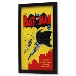 Framed Batman Comic Book Wall Art Decor