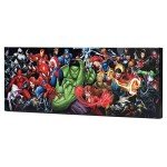 Marvel Character Lineup Canvas Wall Art for Fans