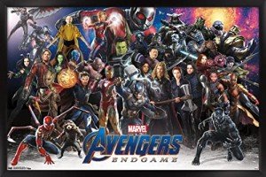 Marvel Avengers Endgame Wall Poster - Framed Decor