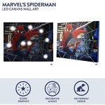 Spider-Man LED Canvas Wall Art for Kids