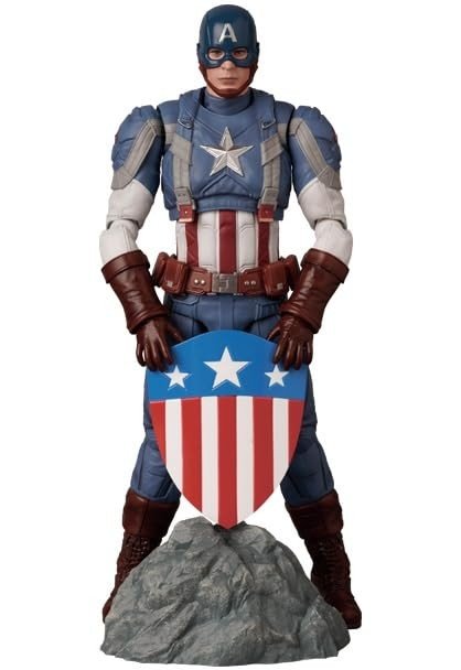 Mafex Captain America Classic Suit Action Figure