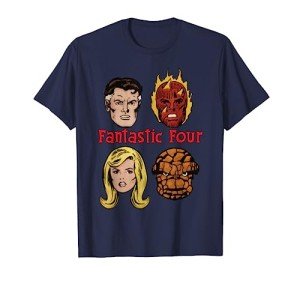 Fantastic Four Comic Group Shot T-Shirt