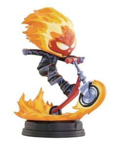 Ghost Rider Statue in Marvel Animated Style