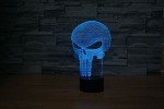 Punisher Skull 3D LED Color Change Night Light