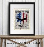 Punisher American Flag Art Print - 8x10 Decor