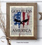 Punisher American Flag Art Print - 8x10 Decor