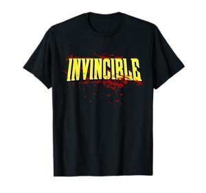 Invincible Logo Blood Splatter T-Shirt