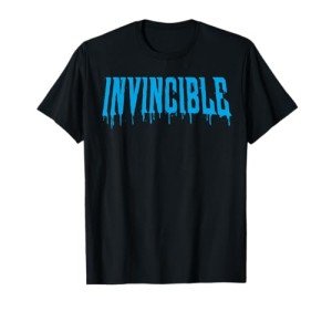 Invincible Paint Drip Logo Superhero T-Shirt