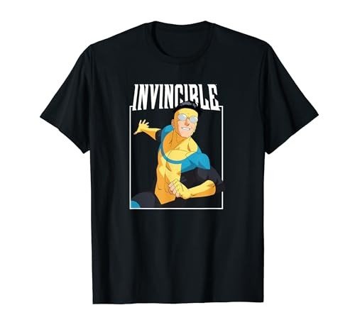 Invincible Superhero Logo T-Shirt for Fans