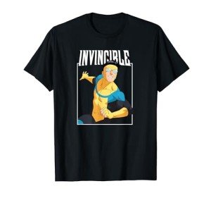 Invincible Superhero Logo T-Shirt