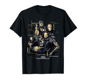 Marvel Thunderbolts Vintage Group Shot T-Shirt