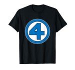 Fantastic Four Classic Superhero Emblem T-Shirt