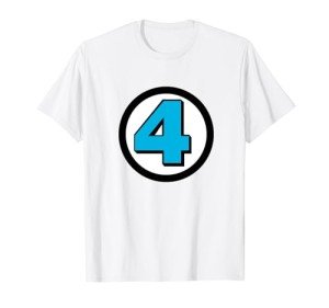 Fantastic Four Vintage Team Logo T-Shirt