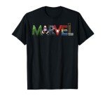 Marvel Avengers Character Text Portrait Tee