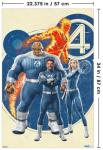 Marvel Fantastic Four Group Wall Poster, Unframed