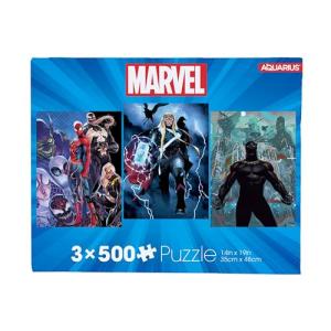 Marvel 500-Piece Jigsaw Puzzles - Set of 3