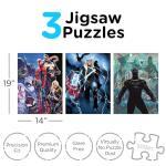 Marvel 500-Piece Jigsaw Puzzles - Set of 3