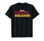 Marvel Deadpool & Wolverine Split Color Title Movie Poster T-Shirt