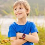 Accutime Marvel Spider-Man Digital Watch for Kids – Durable Plastic Timepiece, LCD Display, Quartz Accuracy, Iconic Spiderman Imagery (Model: SPD3515)