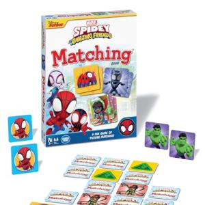 Marvel Matching Game by Wonder Forge | For Boys & Girls Age 3 to 5 | A Fun & Fast Disney Memory Game for Kids | Spider-Man, Captain America, Black Panther, Hulk, and more(Packaging may vary)